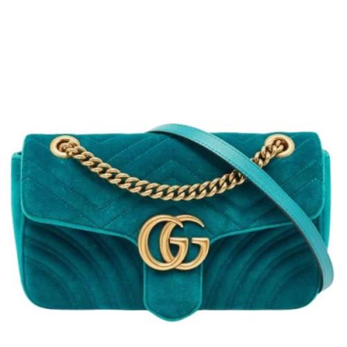 Pre-owned Leather gucci-bags Gucci Vintage , Green , Dames