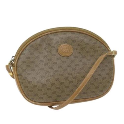 Pre-owned Leather gucci-bags Gucci Vintage , Brown , Dames