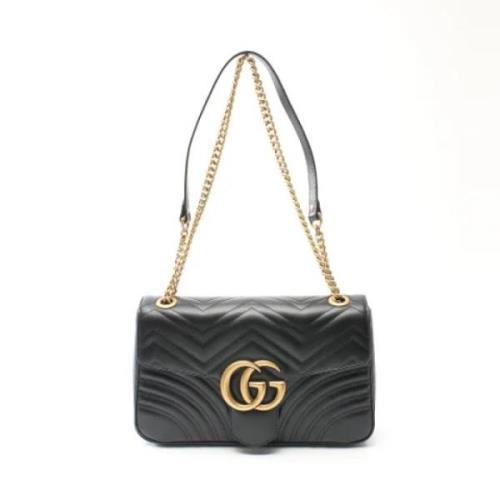 Pre-owned Leather gucci-bags Gucci Vintage , Black , Dames