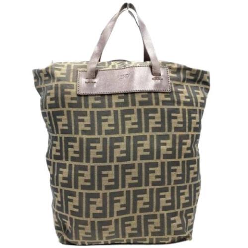 Pre-owned Canvas fendi-bags Fendi Vintage , Brown , Dames