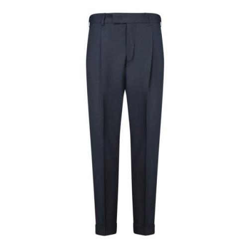 Blauwe Broek voor Mannen Elegante Stijl PT Torino , Blue , Heren