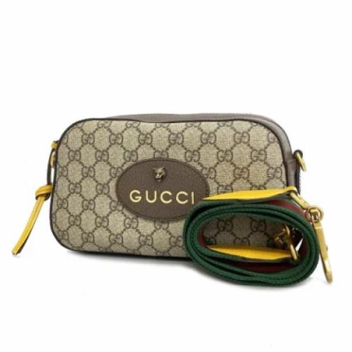 Pre-owned Fabric gucci-bags Gucci Vintage , Beige , Dames