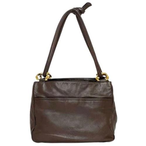 Pre-owned Leather shoulder-bags Loewe Pre-owned , Brown , Dames