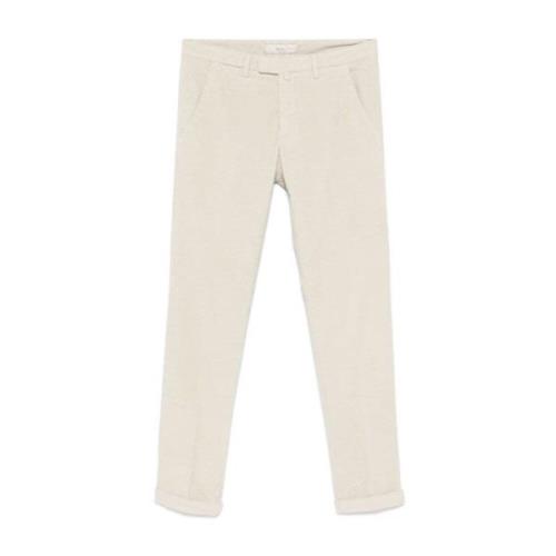 Moderne Slim-Fit Broek Briglia , White , Heren