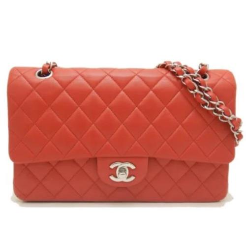 Pre-owned Leather chanel-bags Chanel Vintage , Red , Dames