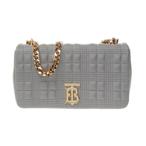 Lola schoudertas Burberry , Gray , Dames