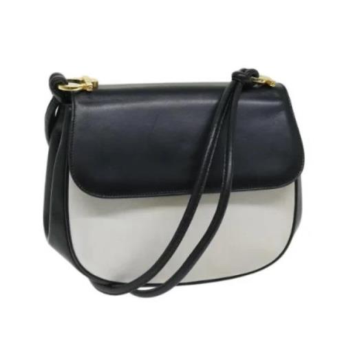 Pre-owned Leather shoulder-bags Salvatore Ferragamo Pre-owned , White ...