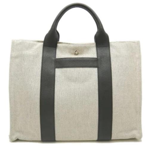 Pre-owned Canvas totes Hermès Vintage , Beige , Dames