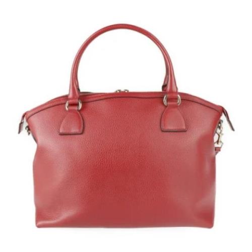 Pre-owned Leather gucci-bags Gucci Vintage , Red , Dames