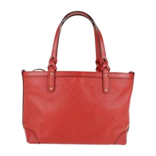 Pre-owned Leather gucci-bags Gucci Vintage , Red , Dames