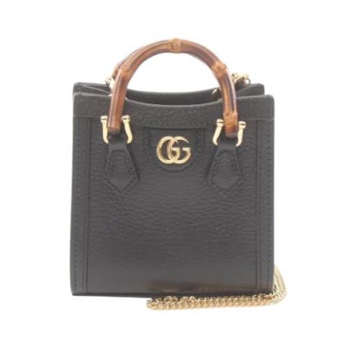 Pre-owned Leather gucci-bags Gucci Vintage , Black , Dames