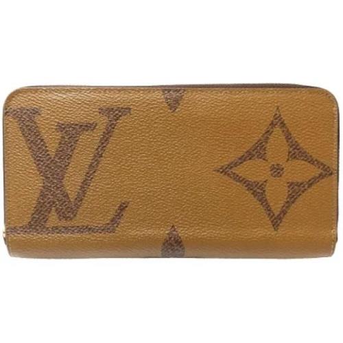 Pre-owned Canvas wallets Louis Vuitton Vintage , Brown , Dames