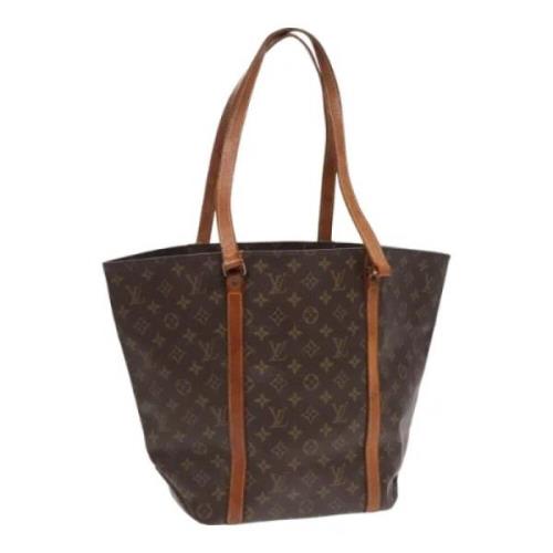 Pre-owned Canvas totes Louis Vuitton Vintage , Brown , Dames