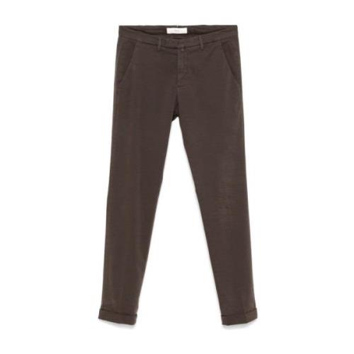 Moderne Slim-Fit Broek Briglia , Brown , Heren