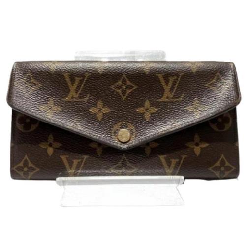 Pre-owned Canvas wallets Louis Vuitton Vintage , Brown , Dames