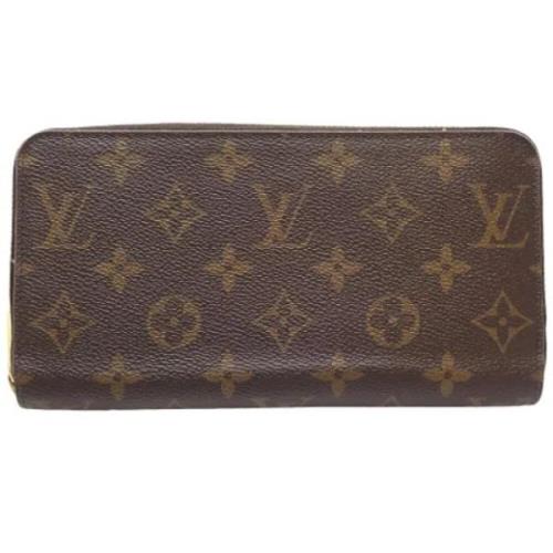 Pre-owned Canvas wallets Louis Vuitton Vintage , Brown , Dames