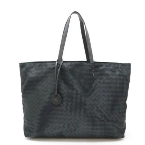 Pre-owned Canvas shoulder-bags Bottega Veneta Vintage , Gray , Dames