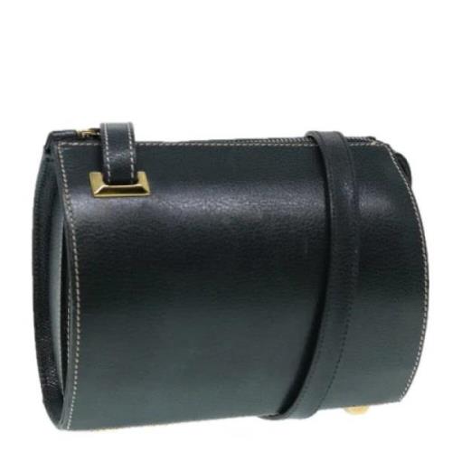 Pre-owned Leather shoulder-bags Salvatore Ferragamo Pre-owned , Black ...