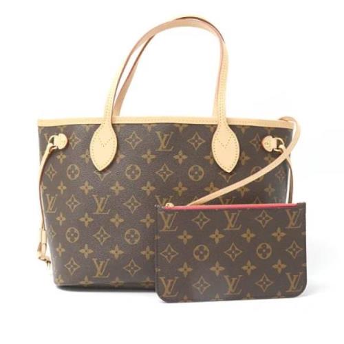 Pre-owned Canvas handbags Louis Vuitton Vintage , Brown , Dames