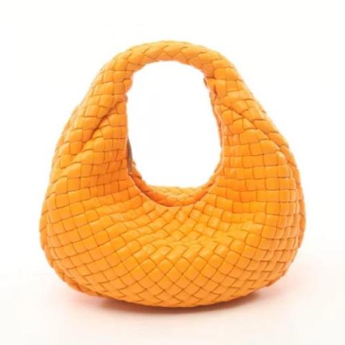 Pre-owned Leather handbags Bottega Veneta Vintage , Orange , Dames