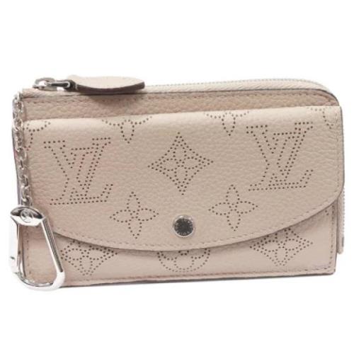 Pre-owned Canvas wallets Louis Vuitton Vintage , Beige , Dames