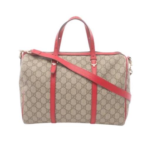 Pre-owned Leather gucci-bags Gucci Vintage , Beige , Dames