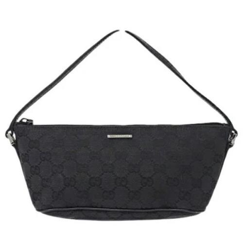 Pre-owned Canvas gucci-bags Gucci Vintage , Black , Dames