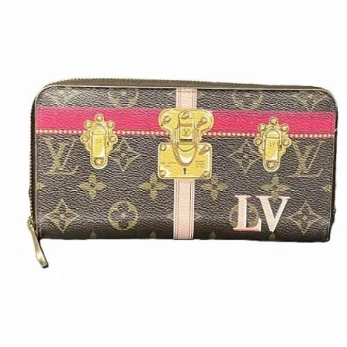 Pre-owned Canvas wallets Louis Vuitton Vintage , Brown , Dames