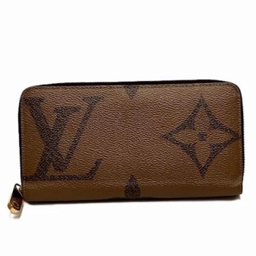 Pre-owned Canvas wallets Louis Vuitton Vintage , Brown , Dames