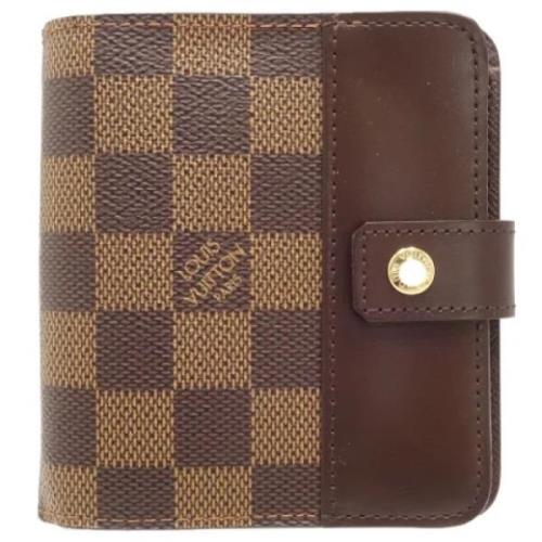 Pre-owned Canvas wallets Louis Vuitton Vintage , Brown , Dames