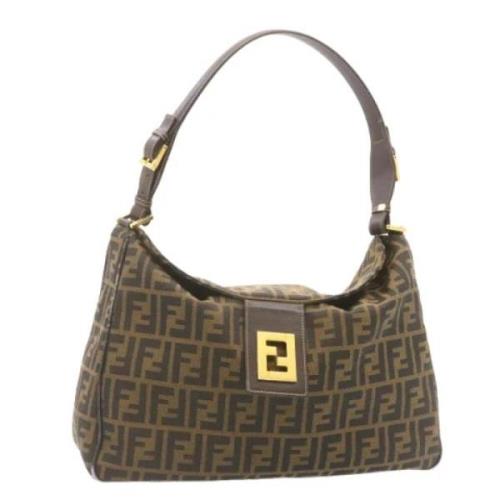 Pre-owned Canvas fendi-bags Fendi Vintage , Black , Dames