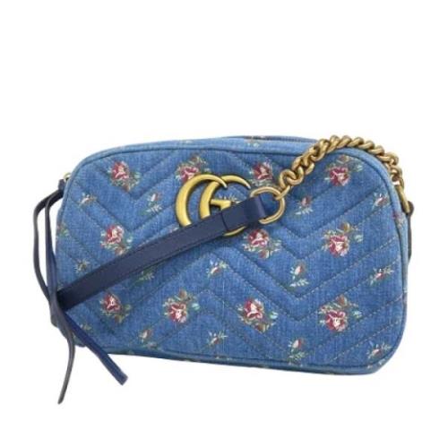 Pre-owned Fabric gucci-bags Gucci Vintage , Blue , Dames