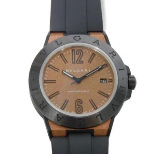 Pre-owned Stainless Steel watches Bvlgari Vintage , Brown , Heren