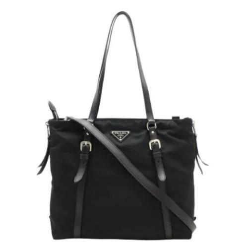 Pre-owned Leather prada-bags Prada Vintage , Black , Dames