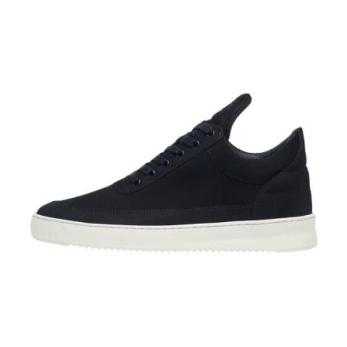 Low Top Ripple Nubuck Navy Filling Pieces , Blue , Heren