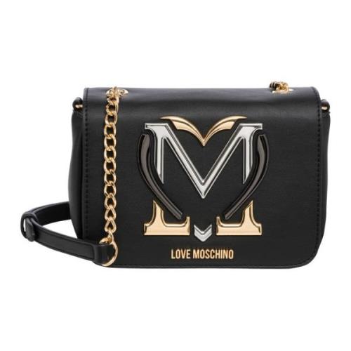 Hart Schoudertas - Kleurrijk, Verstelbaar Love Moschino , Black , Dame...