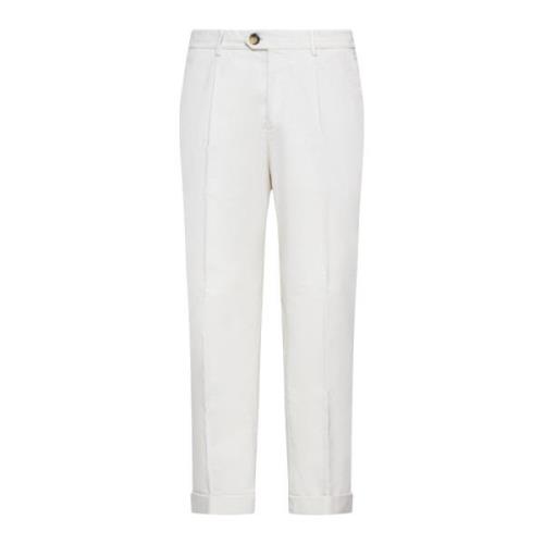 Elegante Herenbroek Brunello Cucinelli , White , Heren