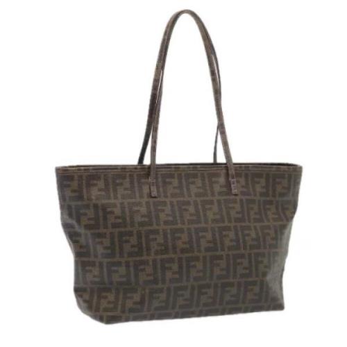 Pre-owned Canvas fendi-bags Fendi Vintage , Brown , Dames