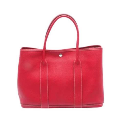 Pre-owned Fabric handbags Hermès Vintage , Red , Dames