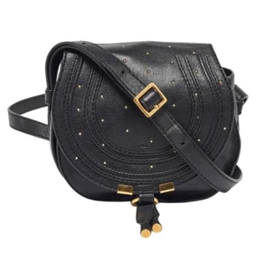 Pre-owned Leather crossbody-bags Chloé Pre-owned , Black , Dames