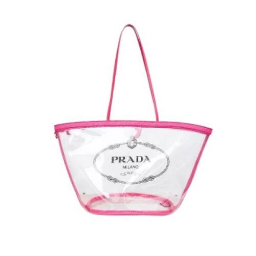 Pre-owned Leather prada-bags Prada Vintage , Pink , Dames