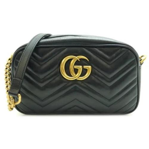 Pre-owned Leather gucci-bags Gucci Vintage , Black , Dames