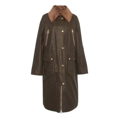 Ebberston Wax Jas Barbour , Brown , Dames