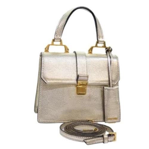 Pre-owned Leather handbags Miu Miu Pre-owned , Gray , Dames