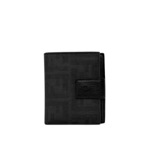 Pre-owned Canvas wallets Fendi Vintage , Black , Dames