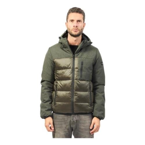 Militaire gewatteerde jas met softshell inzetstukken YES ZEE , Green ,...