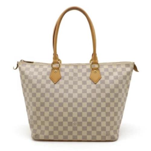 Pre-owned Canvas shoulder-bags Louis Vuitton Vintage , White , Dames