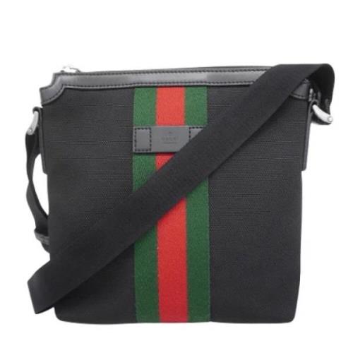 Pre-owned Canvas gucci-bags Gucci Vintage , Black , Dames