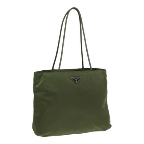 Pre-owned Nylon prada-bags Prada Vintage , Green , Dames