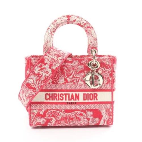 Pre-owned Canvas dior-bags Dior Vintage , Red , Dames